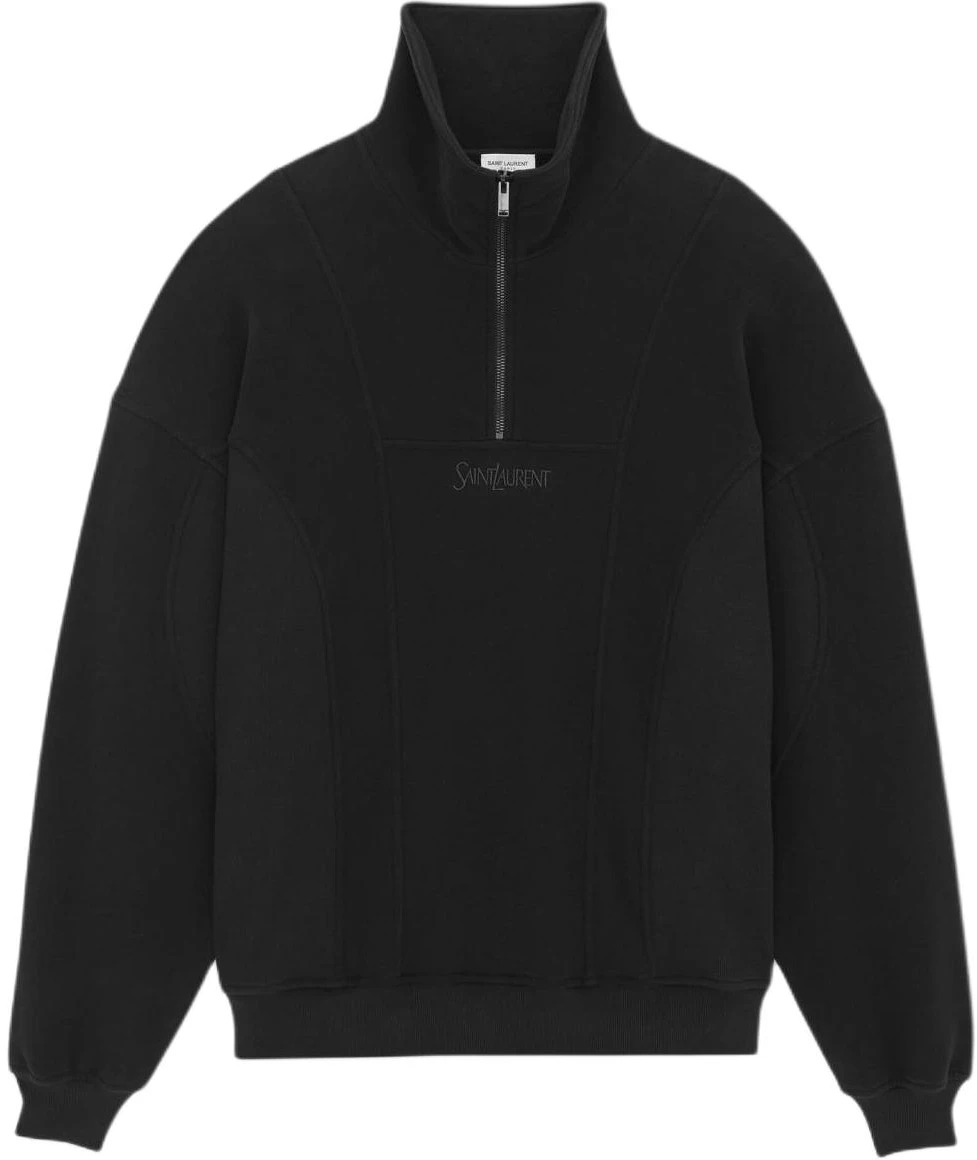 saint-laurent-half-zip-mock-neck-sweatshirt-black-pullover-750517-y36-sw-1000
