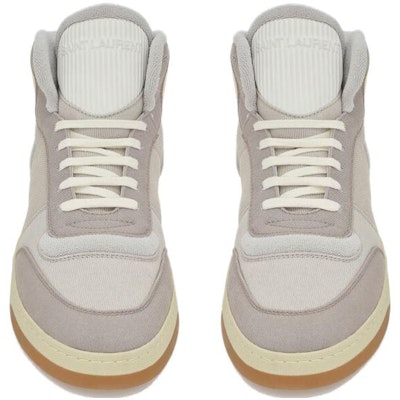 Saint Laurent High-Top Sneaker 'Grey Leather' 757315AACLZ1677 Lookbook Saint Laurent High-Top Sneaker 'Grey Leather' 757315AACLZ1677