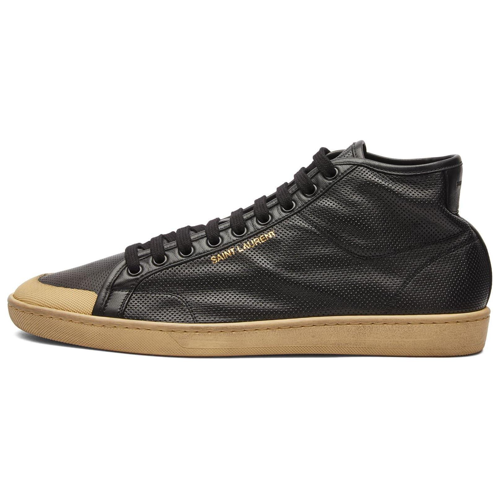 Saint Laurent High Top Sneakers 'Black Comfort' 713564AACLS1000