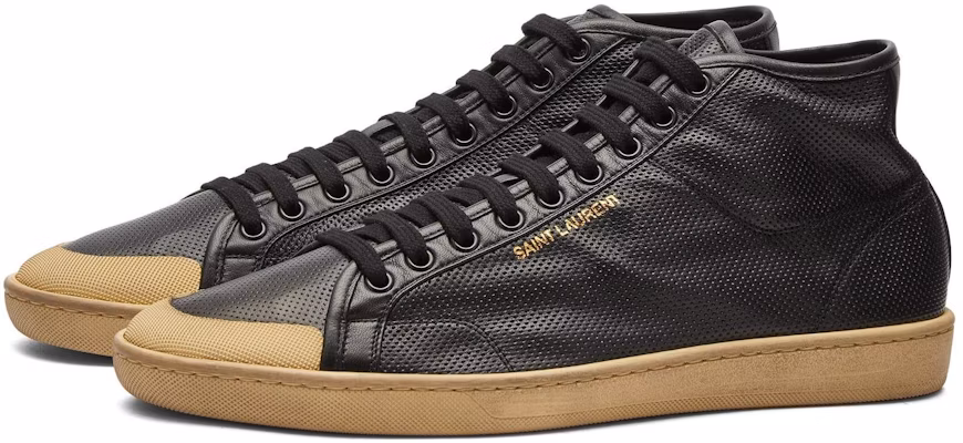 Saint Laurent High Top Sneakers 'Black Comfort' 713564AACLS1000 Lookbook Saint Laurent High Top Sneakers 'Black Comfort' 713564AACLS1000