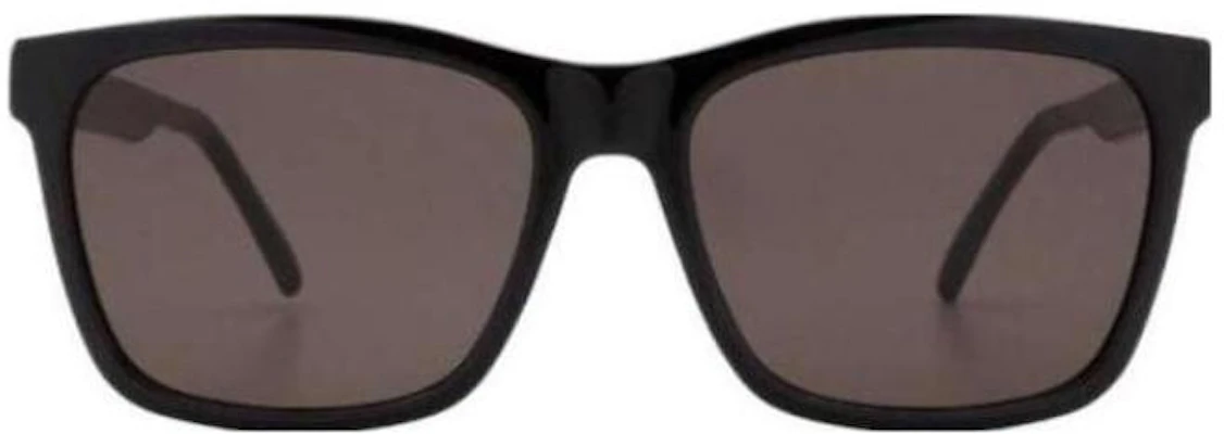 SAINT LAURENT Irregular Logo Black Acetate Sunglasses for Men. SL318 Shop SAINT LAURENT Irregular Logo Black Acetate Sunglasses for Men. SL318