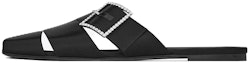 Buy Saint Laurent Jacques 'Black Satin Cut-Out' 7334281UUNN1000