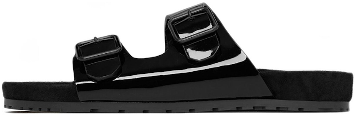 Saint Laurent Jimmy Sandal 'Black Patent' 7112361TV001000 Buy Saint Laurent Jimmy Sandal 'Black Patent' 7112361TV001000