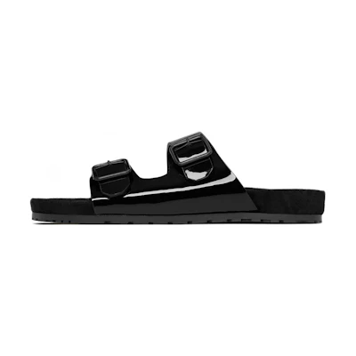 Saint Laurent Jimmy Sandal 'Black Patent'