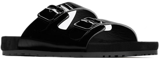 Saint Laurent Jimmy Sandal ''Hitam Berkilat'' 7112361TV001000 Order Saint Laurent Jimmy Sandal ''Hitam Berkilat'' 7112361TV001000