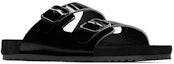 Order Saint Laurent Jimmy Sandal 'Black Patent' 7112361TV001000