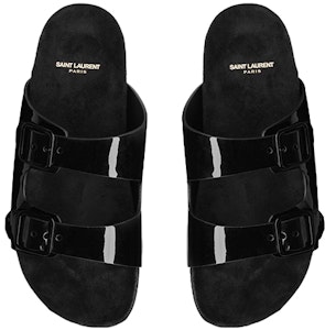 圣罗兰 Jimmy 凉鞋 '黑色漆皮' 7112361TV001000 Lookbook 圣罗兰 Jimmy 凉鞋 '黑色漆皮' 7112361TV001000