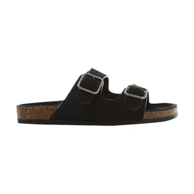 Saint Laurent Jimmy Slide 'Black Pony'