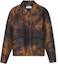Buy SAINT LAURENT Jungle Palm Satin Zip Jacket Tobacco Brown 637524Y1C264068