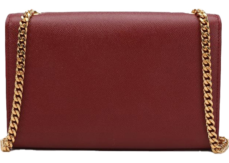 Order 圣罗兰 Kate 流苏链条钱包 红色军团