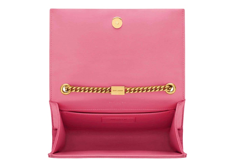 Order Saint Laurent Kate Mini Bolso Rosa/Dorado
