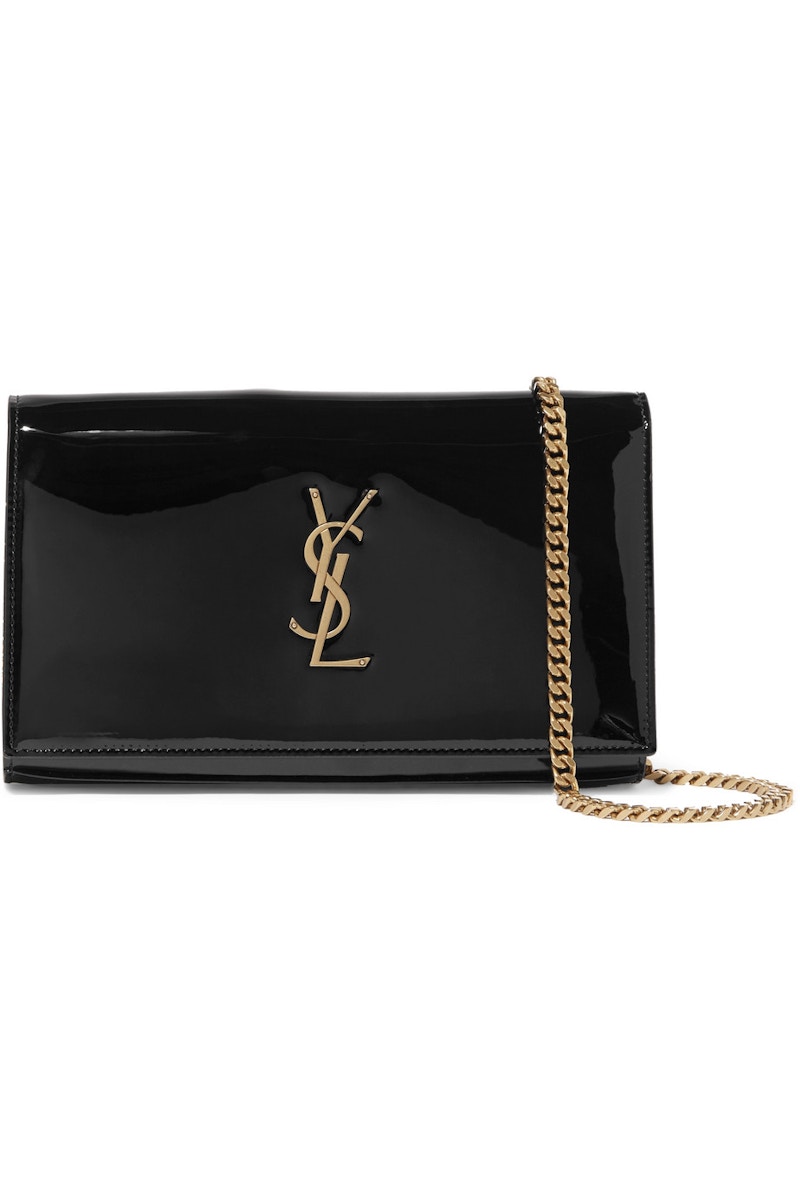 Saint Laurent Kate Patent Leather Small Black