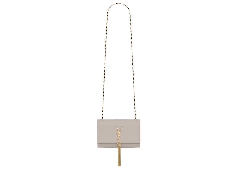 Saint Laurent Kate Shoulder Bag Beige