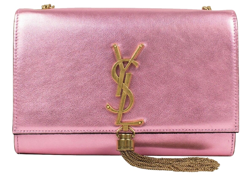 Saint Laurent Kate Small Metallic Pink
