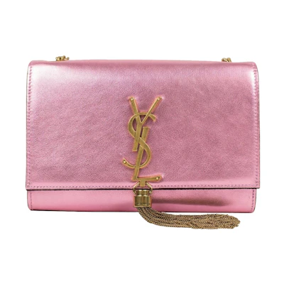 Saint Laurent Kate Small Metallic Pink