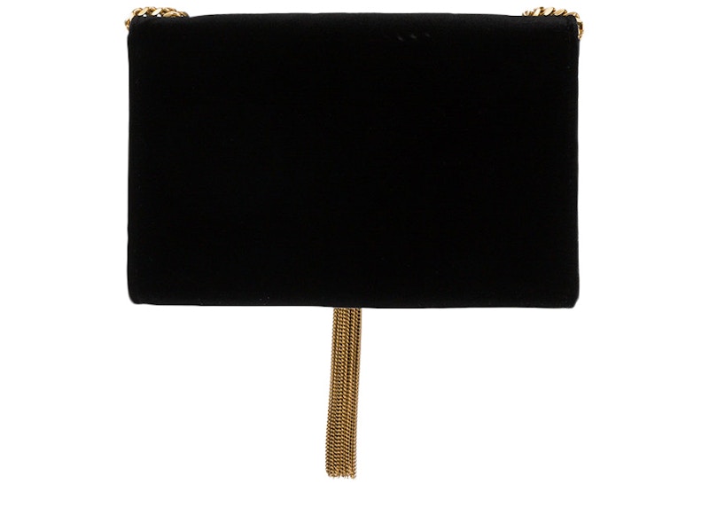 Order 圣罗兰 Kate 流苏链条钱包 黑色