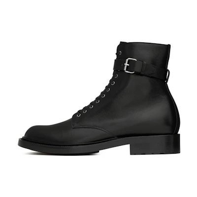 Saint Laurent Lace-Up 'Fashion Ankle Boot Black'