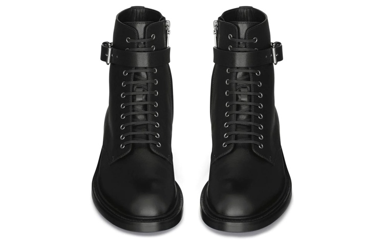 Saint Laurent Lace-Up 'Fashion Ankle Boot Black' 圖 4