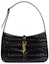 Buy Saint Laurent Le 5 A 7 Croc Embossed Leather Hobo Black