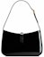 Lookbook Saint Laurent Le 5 A 7 Hobo Bag In Patent Leather Noir