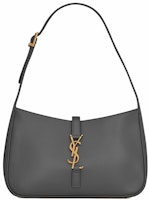 Saint Laurent Le 5 A 7 Hobo Bag In Smooth Leather Storm Saint Laurent Le 5 A 7 Hobo Bag In Smooth Leather Storm