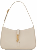 Saint Laurent Le 5 A 7 Hobo Bag In Smooth Leather Blanc Vintage Saint Laurent Le 5 A 7 Hobo Bag In Smooth Leather Blanc Vintage