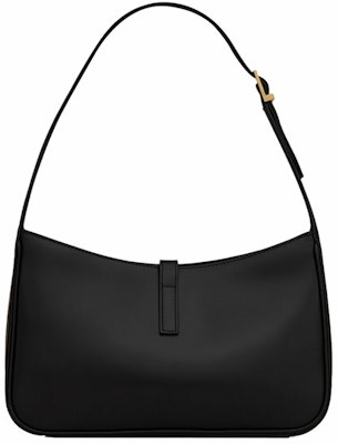Saint Laurent Le 5 A 7 Hobo Bag In Smooth Leather Noir Lookbook Saint Laurent Le 5 A 7 Hobo Bag In Smooth Leather Noir