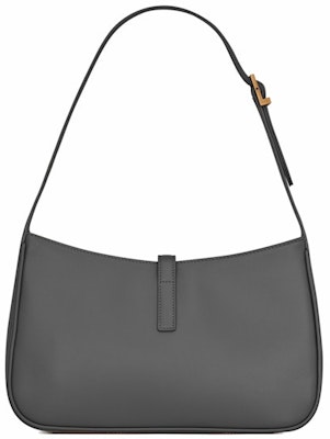 Saint Laurent Le 5 A 7 Hobo Bag In Smooth Leather Storm Lookbook Saint Laurent Le 5 A 7 Hobo Bag In Smooth Leather Storm