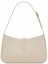 Lookbook Saint Laurent Le 5 A 7 Hobo Bag In Smooth Leather Blanc Vintage