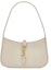 Buy Saint Laurent Le 5 A 7 Mini Hobo Bag In Smooth Leather Blanc Vintage