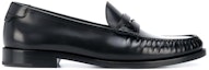 Order Saint Laurent Le Loafer Penny Slippers 'Hitam' 6702311VUVV1000