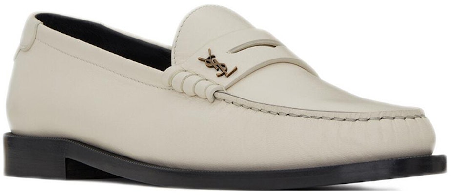 Saint Laurent Le Loafer Penny Slippers 'Pearl' 670231-18RTT-1906 Order Saint Laurent Le Loafer Penny Slippers 'Pearl' 670231-18RTT-1906