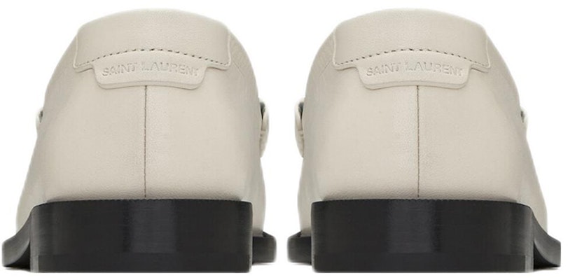 Saint Laurent Le Loafer Penny Slippers 'Pearl' 670231-18RTT-1906 Shop Saint Laurent Le Loafer Penny Slippers 'Pearl' 670231-18RTT-1906