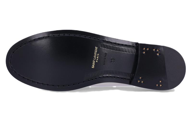 Purchase Saint Laurent Le Loafer Penny Slippers ''Pearl'' untuk Lelaki. 670231-18RTT-1906