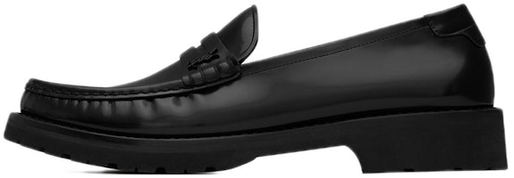 Saint Laurent Le Loafer Slip-On Flat 'Black' 732650-AO9VV-1000 Saint Laurent Le Loafer Slip-On Flat 'Black' 732650-AO9VV-1000