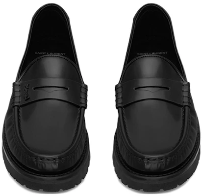 Saint Laurent Le Loafer Slip-On Flat 'Black' 732650-AO9VV-1000 Lookbook Saint Laurent Le Loafer Slip-On Flat 'Black' 732650-AO9VV-1000