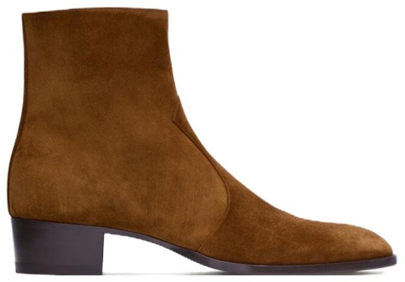 Saint Laurent But Ankle Kulit 'Coklat' 7551790LI00 Order Saint Laurent But Ankle Kulit 'Coklat' 7551790LI00