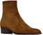 Saint Laurent But Ankle Kulit 'Coklat' 7551790LI00