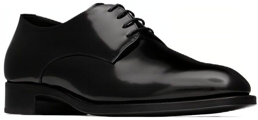 Saint Laurent Leather Dress Sneaker 'Black' 754752AAAPI1000 Lookbook Saint Laurent Leather Dress Sneaker 'Black' 754752AAAPI1000