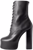 Saint Laurent Leather Lace-Up Ankle Boots 'Black' 6914511Y8001000 Saint Laurent Leather Lace-Up Ankle Boots 'Black' 6914511Y8001000