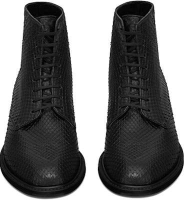 But Angkle Kulit Bertali Saint Laurent 'Hitam' 6493412PL001000 Shop But Angkle Kulit Bertali Saint Laurent 'Hitam' 6493412PL001000