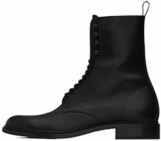 Saint Laurent Leather Matte Chunky Heel Ankle Boots 2cm 'Black' 731711AABN51000 Saint Laurent Leather Matte Chunky Heel Ankle Boots 2cm 'Black' 731711AABN51000