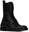 Lookbook Saint Laurent But Kulit Tumit Chunky Buku Lali 2cm 'Hitam' 731711AABN51000