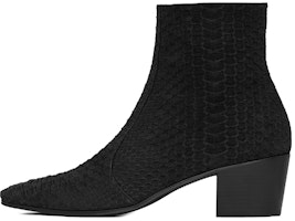 Saint Laurent Leather Pointed Zip Ankle Boots 'Black 6cm' 748880EY1001000 Saint Laurent Leather Pointed Zip Ankle Boots 'Black 6cm' 748880EY1001000
