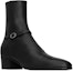 Lookbook Saint Laurent But Kasut Buku Ankle Kulit 4.5cm 'Hitam' 755986AACF61000