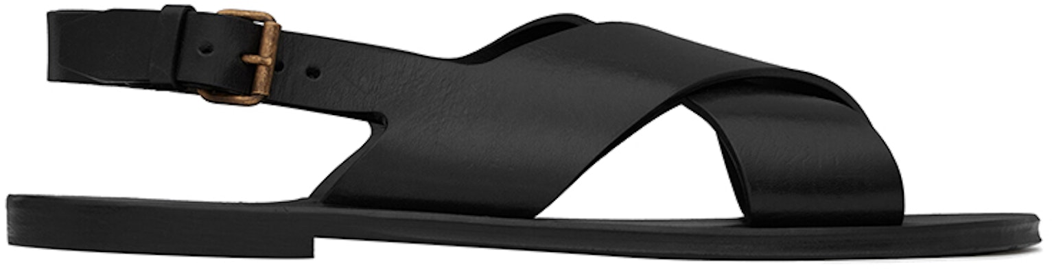 Saint Laurent Leather Sandal 'Black' 73185312K001000 Order Saint Laurent Leather Sandal 'Black' 73185312K001000