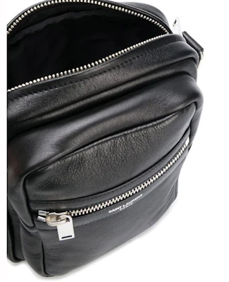 聖羅蘭黑色Sid皮革斜挎包 Lookbook 聖羅蘭黑色Sid皮革斜挎包