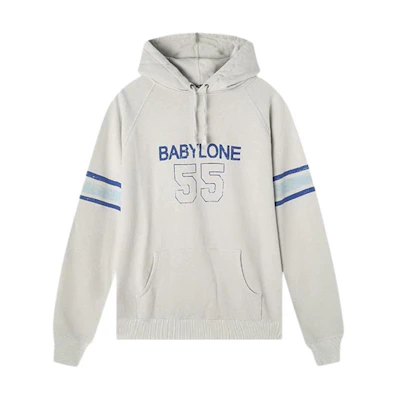 Saint Laurent Letter & Number Print Hoodie Off-White Casual Wear 534408YB2XA9776