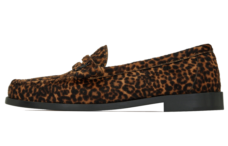 Saint Laurent Loafer 'Tan Leopard' 6506142PM002094