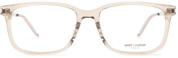 SAINT LAURENT Logo Acetate Metal Rectangular Optical Glasses Men White SL684F SAINT LAURENT Logo Acetate Metal Rectangular Optical Glasses Men White SL684F